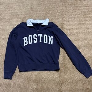 Brandy Melville Navy ‘Boston’ Sweatshirt
